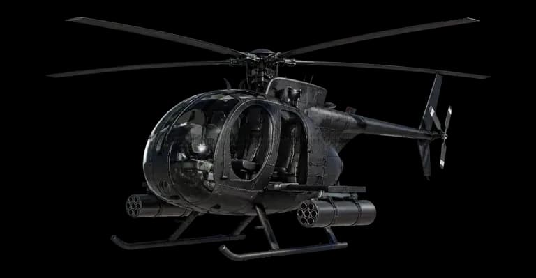 WARDOGS 载具 AH-6M Miniguns