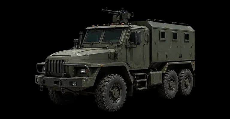 WARDOGS 载具 Ural Defender M249